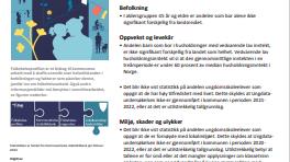Lenke til artikkel: Folkehelseprofilen for Folldal 2023