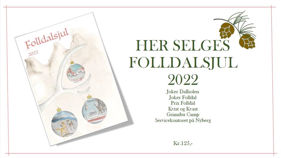 Lenke til artikkel: Folldalsjul 2022 er i salg