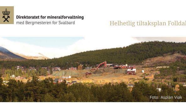 Lenke til artikkel: Nyhetsbrev fra DirMin om gjennomføring av tiltaksplan Folldal Gruver