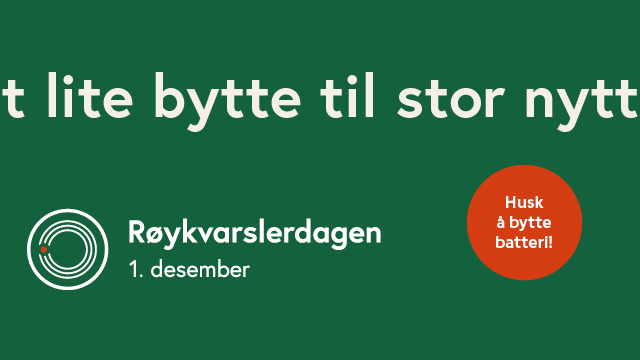 Lenke til artikkel: Vinteren er høysesong for boligbranner – test røykvarsleren 1. desember