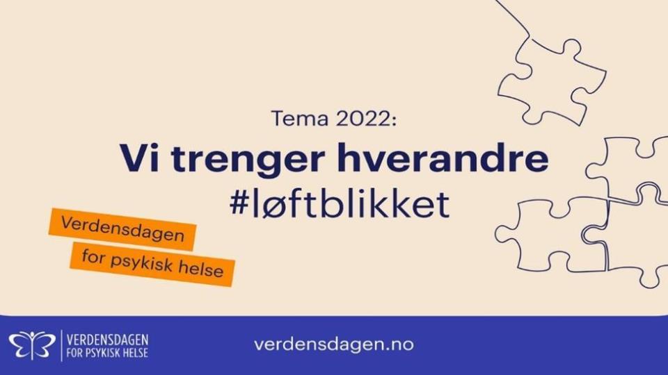 Lenke til artikkel: Velkommen til markering av "Verdensdagen for psykisk helse 2022"