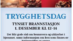 Lenke til artikkel: Trygghetsdag på Tynset brannstasjon 1. desember